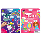 Skillmatics Poke in Art Unicorns Dream Decor & Snip Snip Unicorns and Princesses, Mess-Free Art for Kids, DIY Craft Kits, Creative Activity, Gifts for Ages 3, 4, 5, 6, 7, 8, 9 Skillmatics