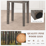 GOFLAME Standing Jewelry Armoire, Jewelry Storage Cabinet with Flip Top Makeup Mirror, 5 Drawers, 2 Side Doors, 8 Necklace Hooks, Solid Wood Legs, GOFLAME