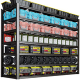 PMKES 7 Tier Garage Shelving Heavy Duty,65" W Garage Shelves, 65" W x 96" H x 24" D Adjustable Storage Shelving Unit, Commercial Metal Shelves for Warehouse, Basement PMKES