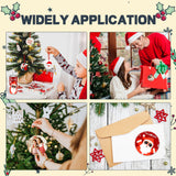 Joyclub 12 PCS 3'' Sublimation Ornament Blanks Ceramic Sublimation Christmas Ornaments Bulk Round White Ornaments for Personalized Xmas Tree Ornament Home Decor DIY Crafts Joyclub