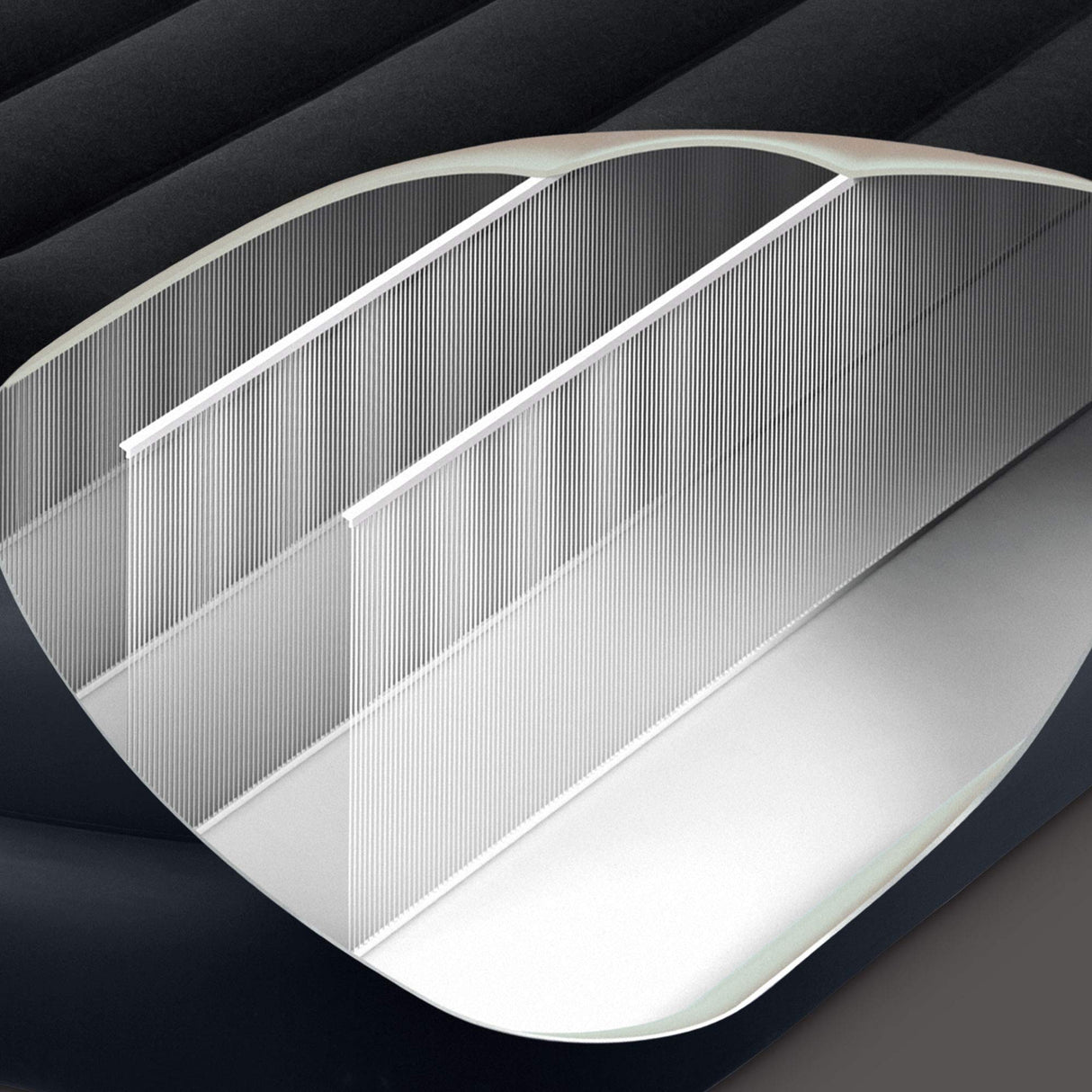 INTEX Raised Airbed Mattress with Built-in Pump, Dura-Beam Plus Pillow, Twin - Portable Inflatable Luxury Blow-Up Bed for Adults, Camping, Guests INTEX