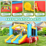 AKEYDIY Bounce House for Kids,13 x 12ft Obstacle Course Bounce House Jump 'n Slide for 3-12 yr Kids, Inflatable Bouncy House with Double Slides&Large Bounce Area - Bouncy Castle for Indoor/Backyard AKEYDIY