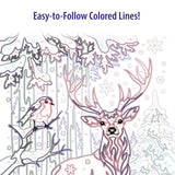 Ravensburger - CreArt - Festive Friends - Paint by Number Kit - Adorable Woodland Scene - Premium Paints and Glitter for That Magical Quality - Ages 9+ Ravensburger