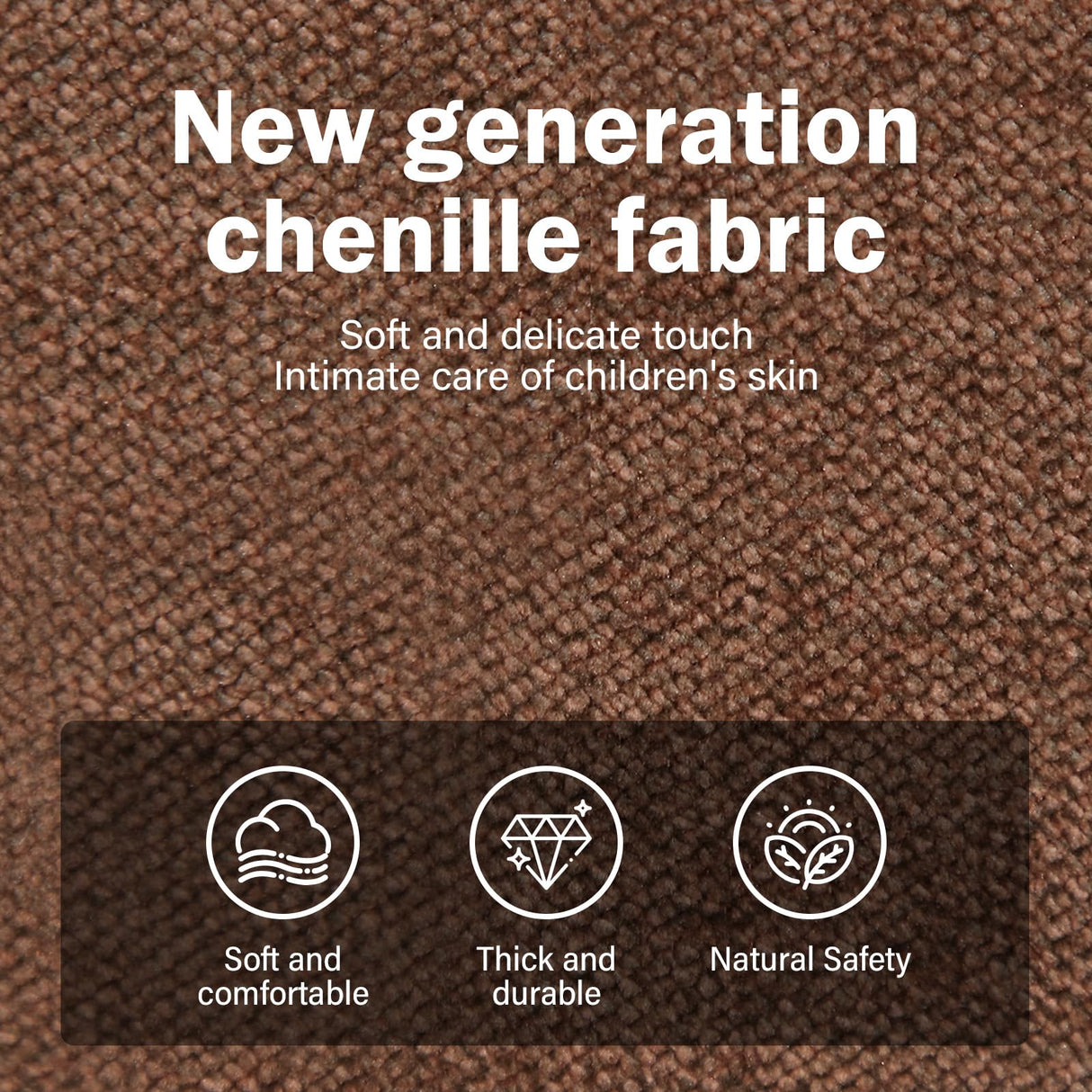 BOSMILLER Kids Recliner Chair， Push Back Toddler Recliner with Cup Holders & Side Pockets， Adjustable Footrest & Headrest Kids Sofa for Boys Girls 3+ Age Group (Deep Brown) BOSMILLER