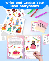 D-FantiX My Storybook Art Kit & Girl's Sticker Book for Kids D-FantiX