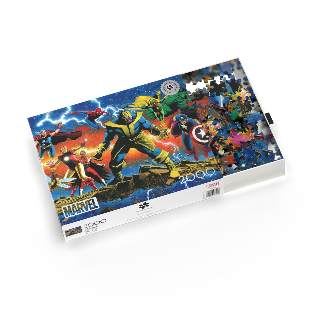 Buffalo Games - Silver Select - Marvel - Thanos Legacy #1-2000 Piece Jigsaw Puzzle for Adults -Challenging Puzzle Perfect for Game Nights - Finished Size is 38.50 x 26.50 Buffalo Games