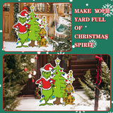Christmas Yard Sign Decorations Xmas Yard Art Garden Christmas Holiday Decoration Christmas Tree Dog Yard Stakes Ornaments Outdoor Indoor Winter Party Fence Garden Yard Lawn Decor Kids Gift Denylo pro
