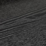 17.7 x 13 Inches Extra Large Solid Wood Serving Tray Tea Coffee Table Tray Snack Food Meals Serving Plate Kitchen Party Bar Server Breakfast Tray with Raised Edges Black Ottoman Tray Rectangle XKXKKE