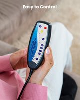 COMFIER Massage Seat Cushion, Back Massager with 8 Vibration Nodes & 5 Modes, Adjustable Chair Massage Pad with Heat for Home Office, Heated Chair Pad,Gifts for Men,Women COMFIER