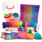 Find Scrapblooms DIY Weaving Loom Kit with Portable Box for Kids & Adults,Potholder Loom Kit,Crafts Projects for Friendship Bracelet,Gift Ideas for Girls Find Scrapblooms