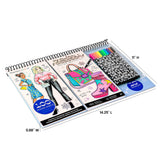 Fashion Angels Fashion & Accessory Design Sketch Set, Includes Sketch Pad with Stickers & Markers, Ultimate Fashion Design Sketch Book for Girls Fashion Angels