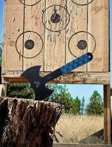 JXE JXO Throwing Axes and Tomahawks Set 6Pack, Double Bite Hawks, Design for Throwing Recreation and Fun JXE JXO