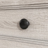 ECACAD Retro Credenza Buffet Sideboard Storage Cabinet with Glass Doors, Drawers & Shelves, Kitchen Wood Cupboard Console Cabinet for Living Room, Grey (63”L x 15.7”W x 35.4”H) ECACAD