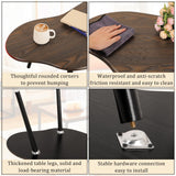 Modern Coffee Tables for Living Room Cloud Shape Center Table Industrial Irregular Wood Grain Table Top Coffee Table, Rustic Brown Unique Furniture for Living Room Home FEUFOAM