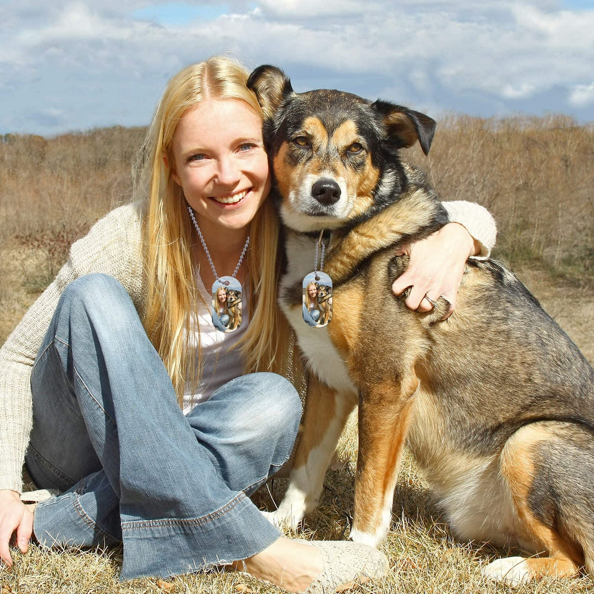 45pcs Sublimation Blank Dog Tag Aluminum White Sublimation Stamping Tag Pendants Double Sided Blank Stamping Metal Tags, Personalized Pets Tags Oval GEKIXUTP