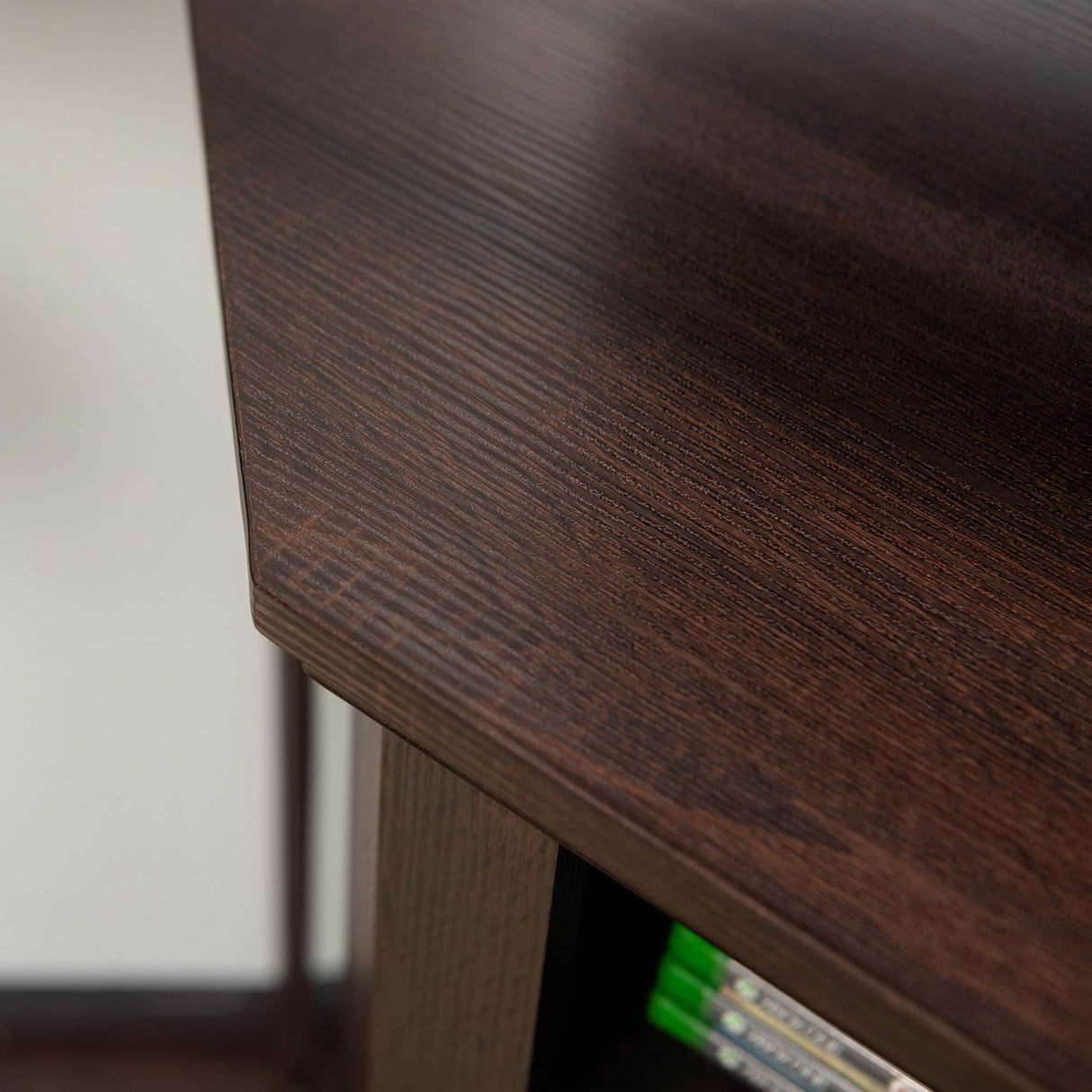 Walker Edison Alcott Classic Glass Door Fireplace Corner Entertainment Center TV Stand for TVs up to 55 Inches, 48 Inch, Espresso Walker Edison