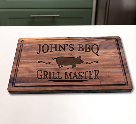 Personalized Cutting Board For Dad Custom Cutting Board Fathers Day Chopping Board Wood Engraved Butcher Cutting Board TEEAMORE