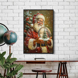 Reofrey Paint by Numbers Kit for Adults Santa Claus - 40x50cm Canvas, Christmas Paint by Number - Acrylic Paint Set - Relaxing DIY Art for Beginners & Experts - Home Wall Decoration PP1837 Reofrey
