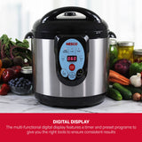 NESCO NPC-9 Smart Electric Pressure Cooker and Canner, 9.5 Quart, Stainless Steel Nesco