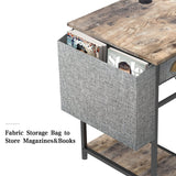 X-cosrack 2 Person Desk Large L-Shaped Computer Desk with Storage Shelves Drawer, Home Office Writing Corner Desk, Long Desk PC Laptop Workstation with Hooks Storage Bag Cable Hole X-cosrack