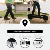 Igloo 125 qt Gray Party Bar Wheeled Cooler Igloo