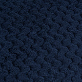 MCombo 57" Power Loveseat Recliner, Electric Reclining Loveseat Sofa with Heat and Vibration, Cupholders, USB Charge Ports for Living Room RS6314 (Navy Blue) MCombo