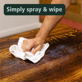 Rubio Monocoat Refresh Eco, 500 ft² | Clear Wood Maintenance Spray for Indoor Use | Ready-to-Use Treatment for Wood Tables, Cabinets & Furniture Treated with Oil | 0.5 Liter Rubio Monocoat