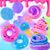 Large Party Slime Kit for Girls and Boys, Max Party Favors Slime Making Kit to Make Butter Cloud and Foam Slime, Stress Relief Toys, DIY Slime Supplies for Girls and Boys sloueasy