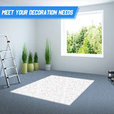 9 Kg/ 20 lb Decorative Color Chips Garage Floor Epoxy Kit Blend Paint Flakes Concrete Floor Coatings for Garage Floor Paint Interior Exterior Walls Floors (Black White Gray Blue) Fabbay