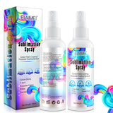 Vouchmind Upgrade Sublimation Spray, Sublimation Coating Spray for Cotton, T-Shirts,Polyester, Cartons, Canvas,Sublimation Paint Quick Dry, Super Adhesion, High Gloss & Vibrant Color, 2x100ml Vouchmind