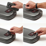 Hornady Rapid Safe 2600 KP – Portable Gun Safe for Firearms – RFiD Safe for Fast, Multiple Method Entry – Includes Rapid Safe, RFiD Wristband, Key Fob, 2 Decals, 2 Barrel Keys and Security Cable Hornady