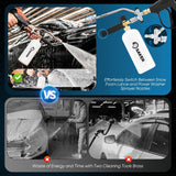 Saker Foam Cannon for Pressure Washer Kit with Foam Cannon Dual Connector Accessory,Pressure Washer Gun for Car Washing and Cleaning,5 Power Washer Sprayer Nozzles Saker