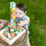 Melissa & Doug National Parks Alphabet & Animals 24-Piece Cube Puzzle (Everglades, Arches, Yellowstone) - FSC Certified Melissa & Doug