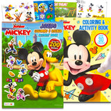 Mickey Mouse Coloring Books for Kids Ages 2-4 - Bundle with Mickey Activity Book with 200+ Stickers Plus Mickey Coloring Pages, More | Mickey Activity Book Toddler Disney
