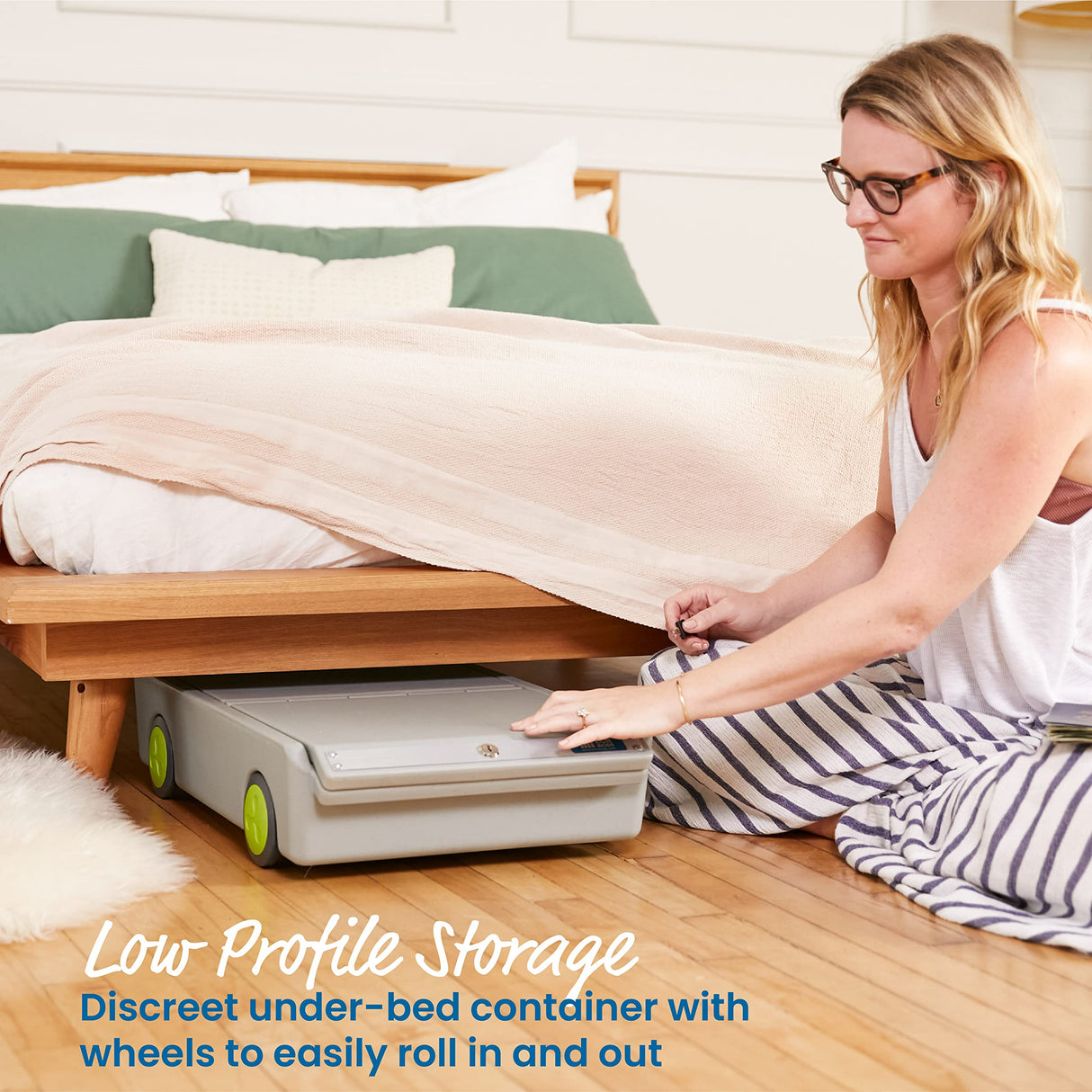 ECR4Kids Lock and Roll Personal Safe, Travel Lockbox, Grey ECR4Kids