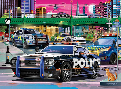 Ravensburger Police on Patrol 150 XXL Piece Jigsaw Puzzle for Kids - Every Piece is Unique, Pieces Fit Together Perfectly Ravensburger