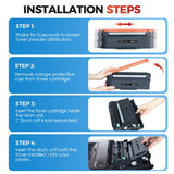 SUDLTO TN660 TN-660 Toner Cartridge Replacement Compatible for TN660 TN630 TN-630 TN-660 Use for HL-L2300D HL-L2380DW HL-L2320D DCP-L2540DW HL-L2340DW HL-L2360DW HL-L2305W (2 Black) SUDLTO