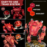 The Army Painter Warpaints Air Mega Set - Non-Toxic Water Based Airbrush paint set – paint and primer for Tabletop Roleplaying, Boardgames, and Wargames Miniature Model Painting The Army Painter