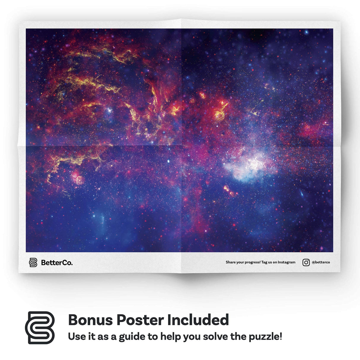 BetterCo. - Milky Way Puzzle 1000 Pieces -Difficult Jigsaw Puzzles 1000 Pieces - Challenge Yourself with 1000 Piece Puzzles for Adults and Teens BetterCo.