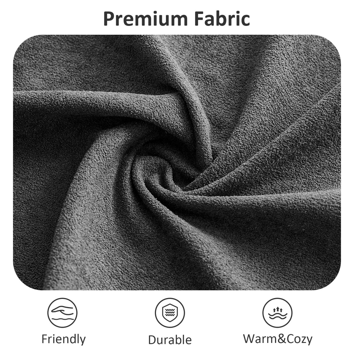 Modular Sectional Loveseat Cloud Sofa, Boneless Couch with Non Slip Base, Modern Sleeper Sofa for Customizable Living Spaces, Cozy Modular Couch with L-Shape Chaise, Deep Seat & No Assembly, Grey CozyMine