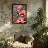 Hummingbird Paint by Number Kits for Adults, Hummingbird Paint by Numbers kit for Adults, Painting by Numbers, Oil DIY Crafts Home Wall Decor 16x20 in HMZephitiquc