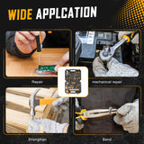 TOLSEN 89-Piece Tool Set Household Tool Kit, Hammer Screwdrivers Set, Tool Kit with Drill Bits, Socket Wrench Set, Hex Key Set, Tape Measure, with Plastic Toolbox Storage Case Tolsen