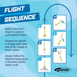 Estes 1753 AVG Bulk Variety Pack of Rocket-Building Kits, Beginner and Intermediate Flying-Rocket-Model Kits for Ages 10+, Includes Viking, Alpha, and EX2 Rockets Estes