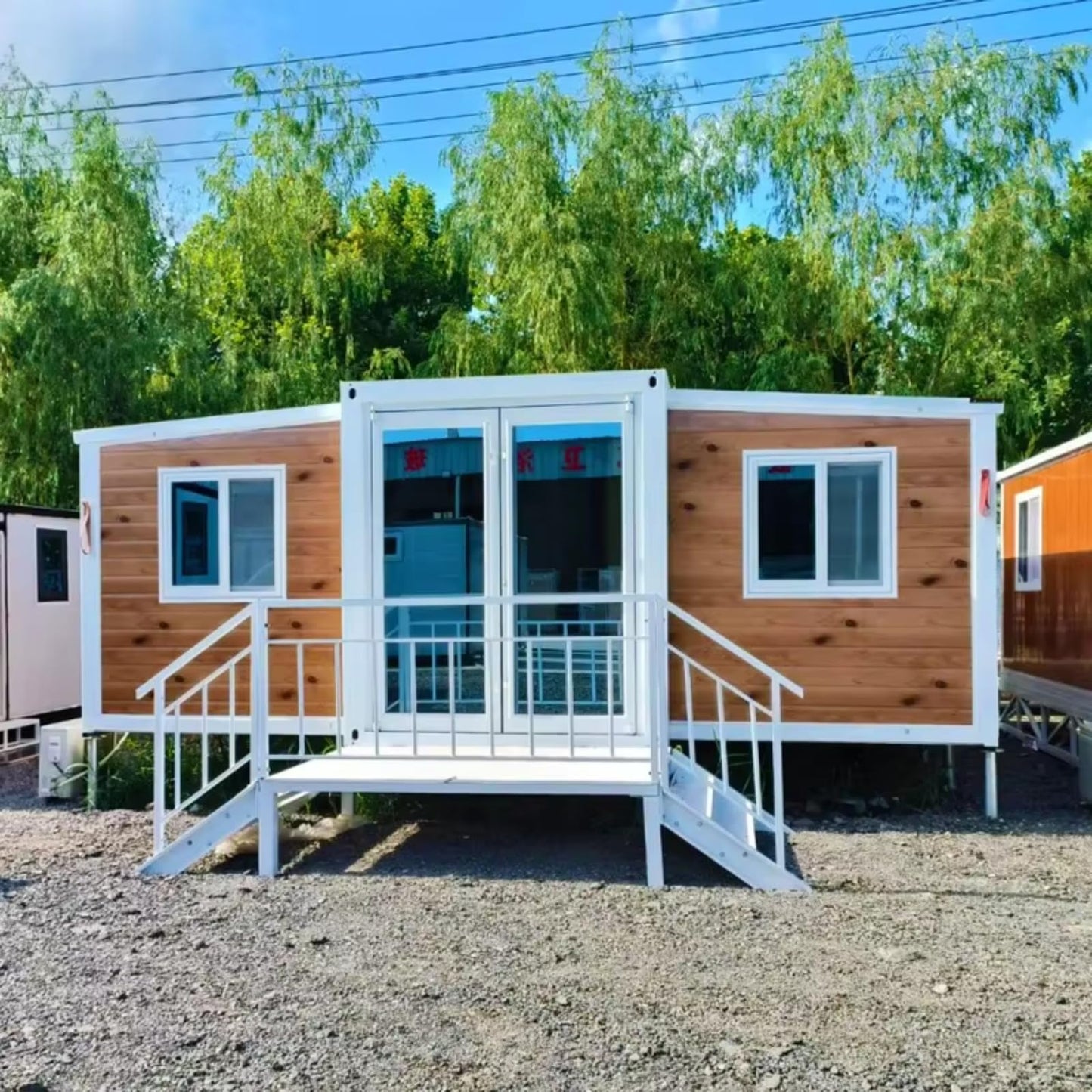 Direct Sales in China 40ft prefabricated Container Homes House Expandable Foldable Container House 40 ft with Toilet - WoodArtSupply