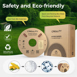 Creality Hyper PLA Filament 1.75mm, 3D Printer Filament, for High-Speed Printing, Neatly Wound Filament, Durable and Strong Toughness Dimensional Accuracy +/-0.02mm, 2.2lbs(1kg)/Spool (Brown) Creality