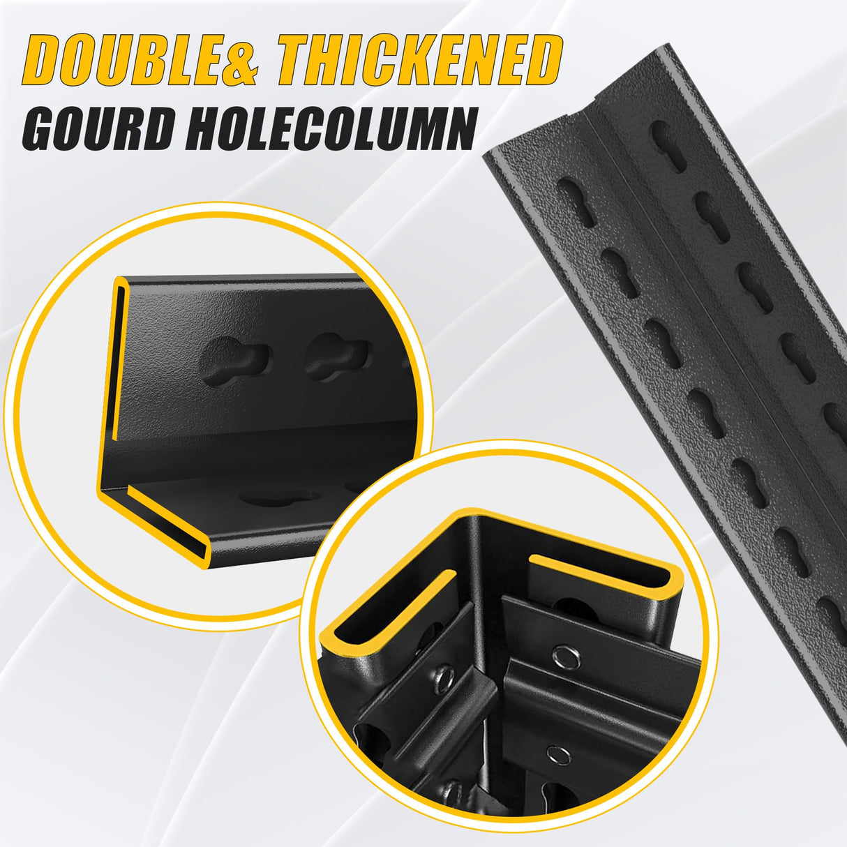 Leariso 4-Tier Heavy Duty Metal Garage Shelving Units, Adjustable & Detachable Storage Shelves, Industrial Steel Rack Shelf for Garage Storage, Tools, & Equipment (Black-63.00H*39.37W, 15.75D-4Tier) Leariso