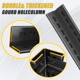 Leariso 4-Tier Heavy Duty Metal Garage Shelving Units, Adjustable & Detachable Storage Shelves, Industrial Steel Rack Shelf for Garage Storage, Tools, & Equipment (Black-63.00H*39.37W, 15.75D-4Tier) Leariso