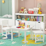 Timy Toddler Wooden Chair Pair, Kids Furniture for Eating, Reading, Playing 2 Pack (White) Timy