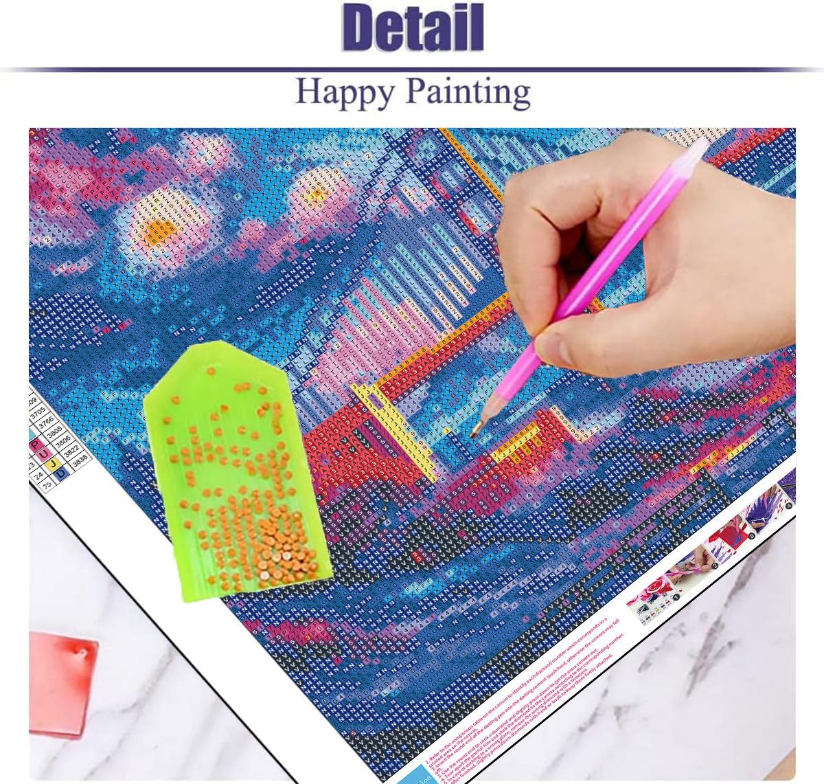 ijbnhd Large Diamond Painting Kits for Adults, 5D Van Gogh Extra Large Diamond Art Kits for Adults, DIY Full Drill Round San Francisco Bridge Gem Art for Home Wall Decor Gift 16X28inch ijbnhd