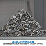 Evolution S355CPSL – Heavy Duty 14 Inch Metal Cutting Chop Saw W/ 14 Inch Carbide-Tipped Blade | Dry Cut Saw | Miter Saw 45° | Chop Saw For Cutting Metal – Accurate. Powerful. Reliable Evolution